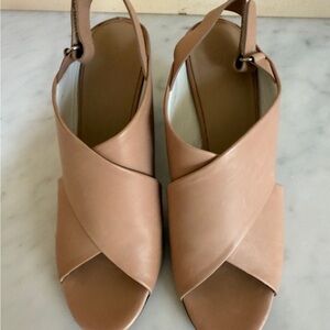 New Vince Nude Heeled Boots